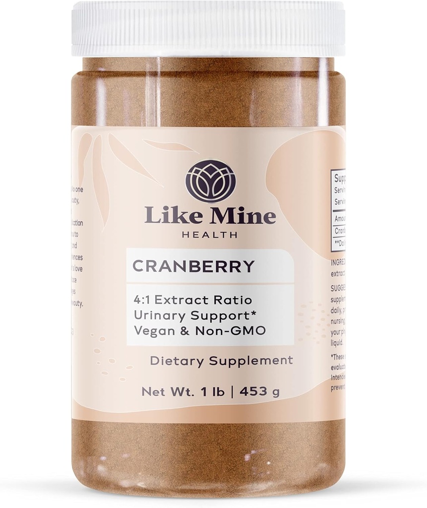 Som Mine Cranberry Ekstrakt pulver (1 lb) Vegan & ikke-GMO, 4:1 Ekstraktforhold