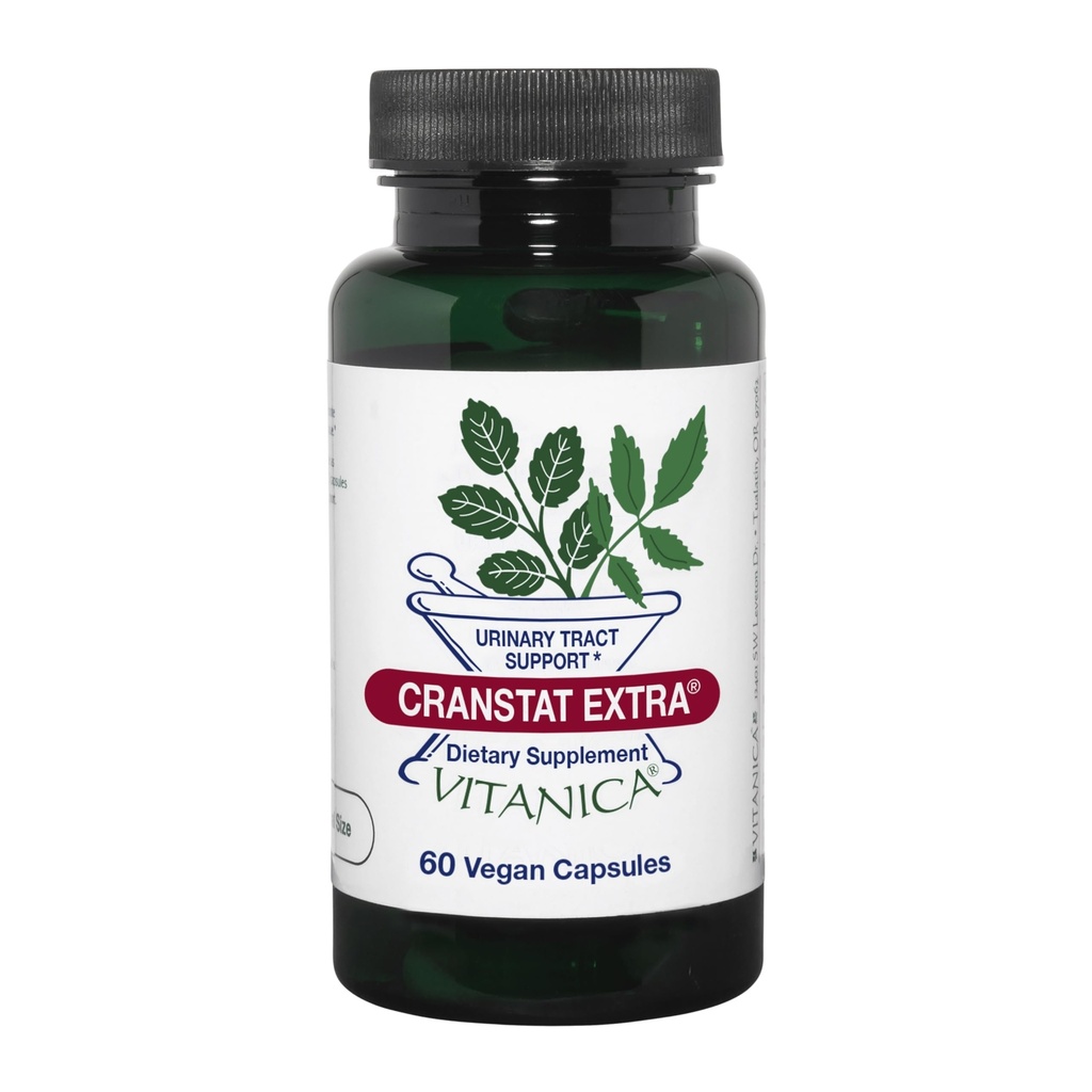 Vitanica Cranstat Extra, Utenrikstrakt støtte, Vegan, 60 kapsler
