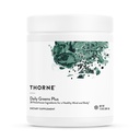 THORNE - Daily Greens Plus - Omfattende Greens pulver med Matcha, Spirulina, Moringa og Adaptogen, Mushroom og Antioksidant blandinger - Forfriskende, Mint Flavor 7.2 Oz - 30 Services