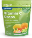 Basic Care Vitamin C Supplement Drops, sitron, oransje og grapefrukt, 140 telling (tidligere SoundHealth)