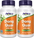 NÅ Supplements, Dong Quai (Angelica sinensis) 520 mg, kvinnelig støtte*, 100 Veg Capsules (Pack of 2)