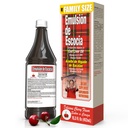Emulsión de Escocia med Cod Liver Oil – Cherry Flavor – vitaminer A, D, E & B1 for immun- og leverstøtte – flytende kosttilskudd for barn – 15,3 Fl Oz | 1-Pack