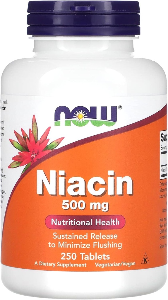 NU Matvarer - Niacin 500 mg 250 faner (Pack of 2)