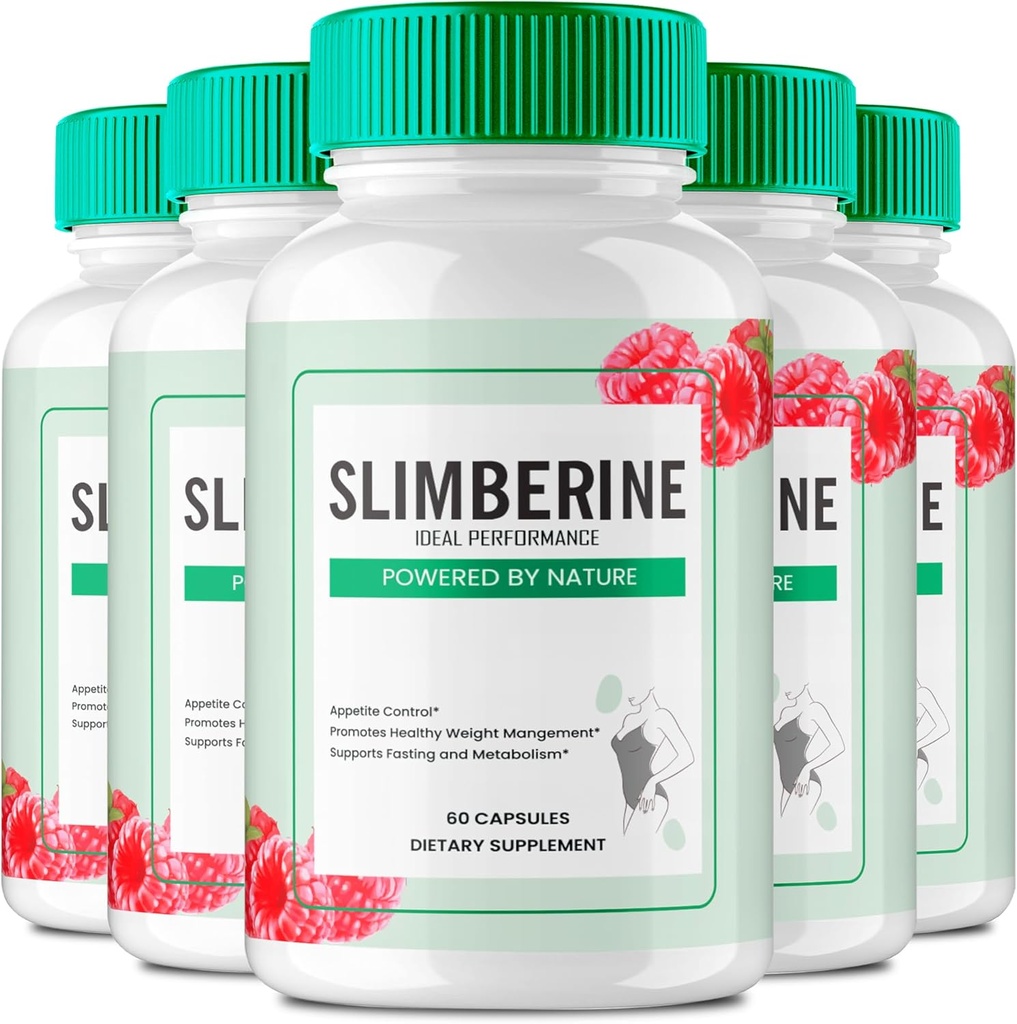 Slimberine Keto Capsules, Slimberine Advanced Formula Pills - Maks styrke, Slimberine Alle naturlige Keto piller, Slimberine Capsules, Slimberine Offisielle Formula Pills anmeldelser (5 Pack)
