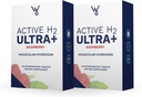 Aktiv H2 Ultra + Hydrogen vann tablet, naturlig bringebær. Optimere helse, støtte immunisme og balanseantioksidanter med fordeler ved molekylær hydrogen 120 serveringer