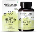 minatur Sunn hjerte kapsler beriget med TRI-Low av mi Nature | 90 Veg kapsler | 45 dagers forsyning | 1000 mg | TRI lav, Amla ekstrakt, hvitløk ekstrakt, Arjuna ekstrakt | laget av indiske urter