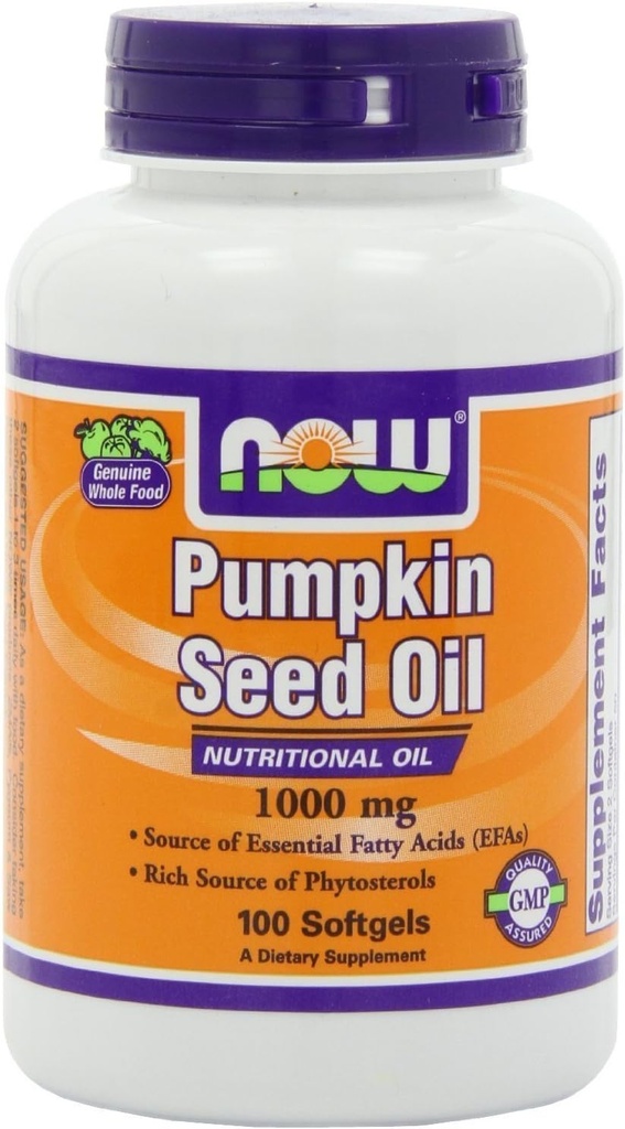 NU Matvarer - Pumpkin Oil 1000 mg. - 100 Softgels ( Multi-Pack)