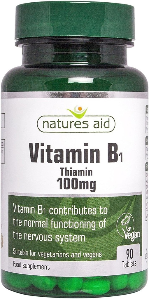 Vitamin B1 100 mg 90 Tabs-2 Pack
