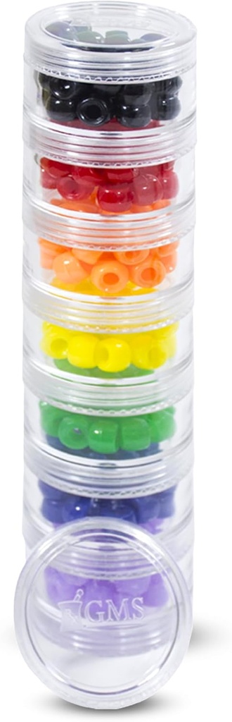 7 dagers medisinpilleorganisator - Stackable Pill Box - passer små tabletter og vitamintilskudd - Hold din daglige og ukentlige medisin organisert på ett sted - liten - klar