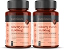 renclinica Bilbær Ekstrakt 10.000 mg x 360 tabletter (2 flasker) - 10 X Mer anthocyanidins per tablett enn de fleste andre - og 5 mg svart pepper ekstrakt for 300% økt absorpsjon