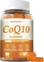 1 Pack 500MG Coq10 Gummies - 3X Bedre absorpsjon, Plus Omega-3, Magnesium, vitamin B3 & Sink - Coenzym Q10 Kosttilskudd for hjerte helse, cellulær energi og antioksidant, Vegansk, 60 Antall