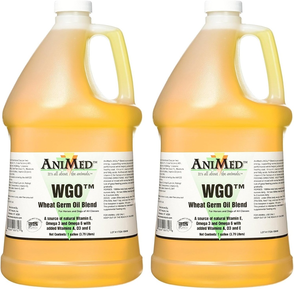AniMed WGO hvete Germ olje blanding supplement, 1 Gallon (2 pakke)