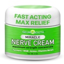 Miracle Nerve Cream - Maks styrke - gurkemeie og Arnica blanding for nevropati Discomfort Relief - Soothing Foot & Hand Formula med MSM, B6, E - laget i USA