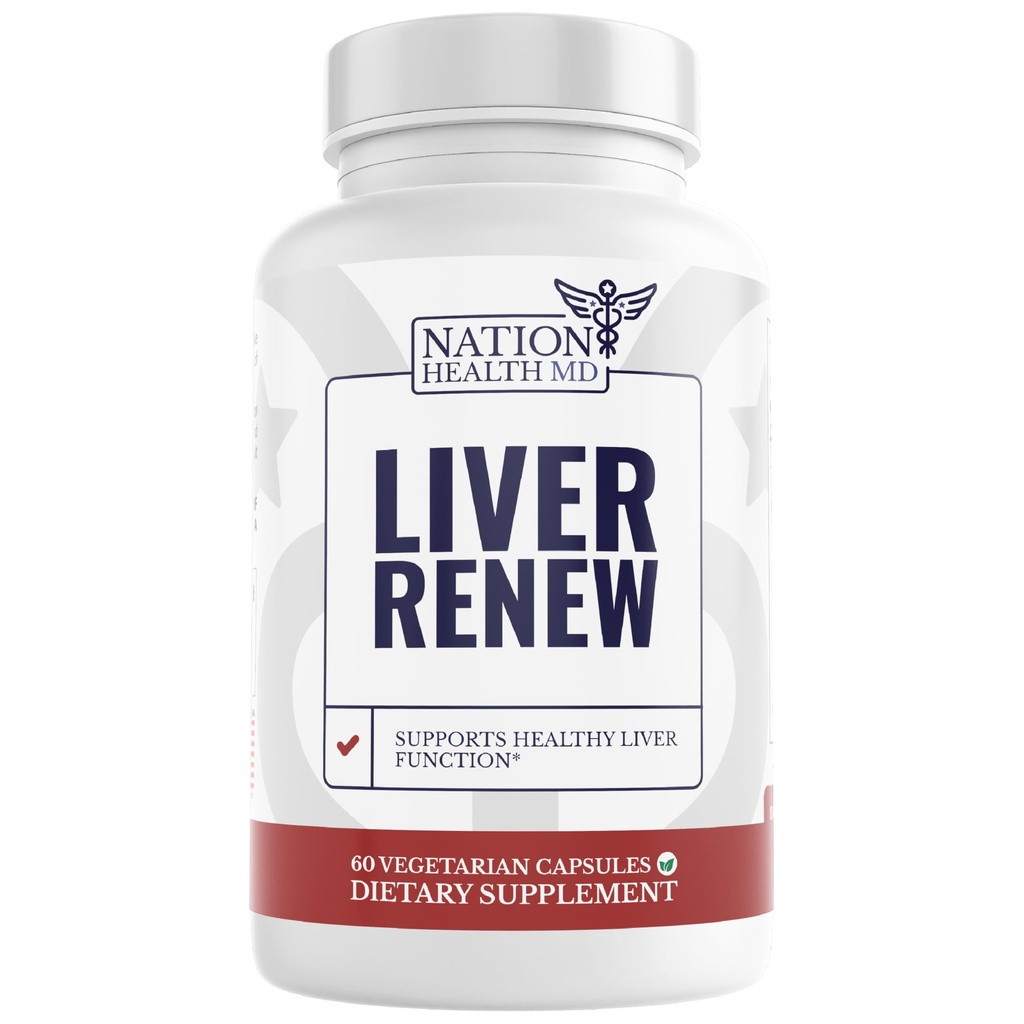 Liver Renovert - Liver Cleanse Detox & Repair - Liver Support Supplement med Artichoke Extract, Melk Thisle, Dandelion og Turmeric (1 flaske)