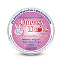 Tre Lollies Queasy drops - Sour Raspberry Flavor - Reise sykelighet og kvalme Relief, Soothes Mage & Tørr Munn, naturlige ingredienser - 21 ct