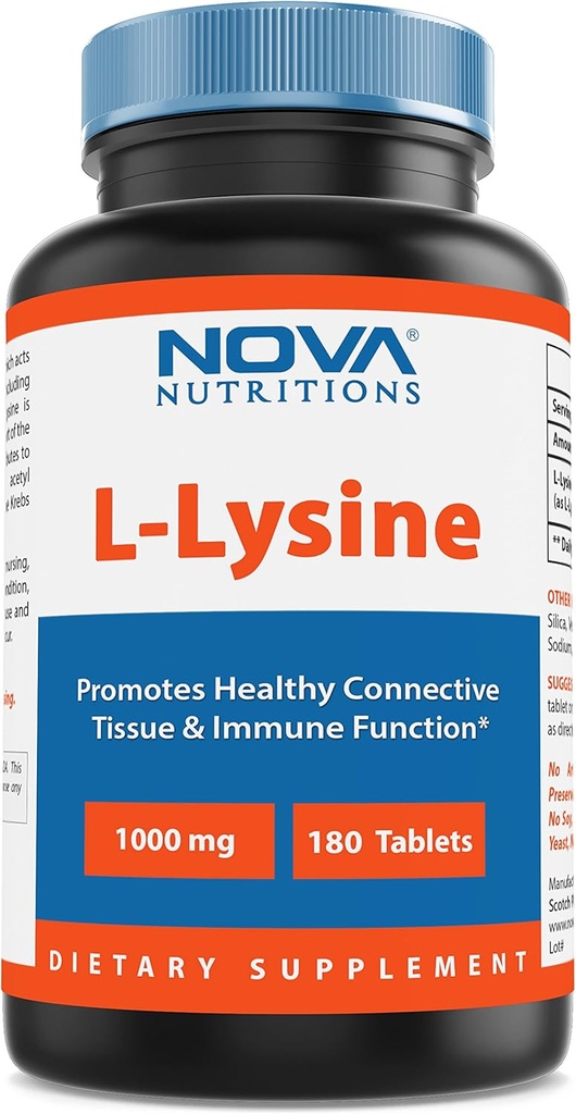 Nova Nutritions L-Lysine 1000 mg - 180 tabletter