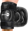 Ispakke for kne smertelindring, Reusable Gel Ice Wrap for skadeskader, hevelse, Knee erstatningskirurgi, kald kompressiv terapi for ledgikt, meniscus tear og ACL, svart
