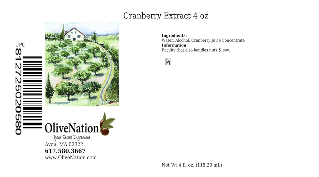OlivenNation Cranberry Extract - 4 ounces - Legg til den rike smaken av tranebær til muffins, saus og dressing - bakeekstrakter-og-flavoreringer