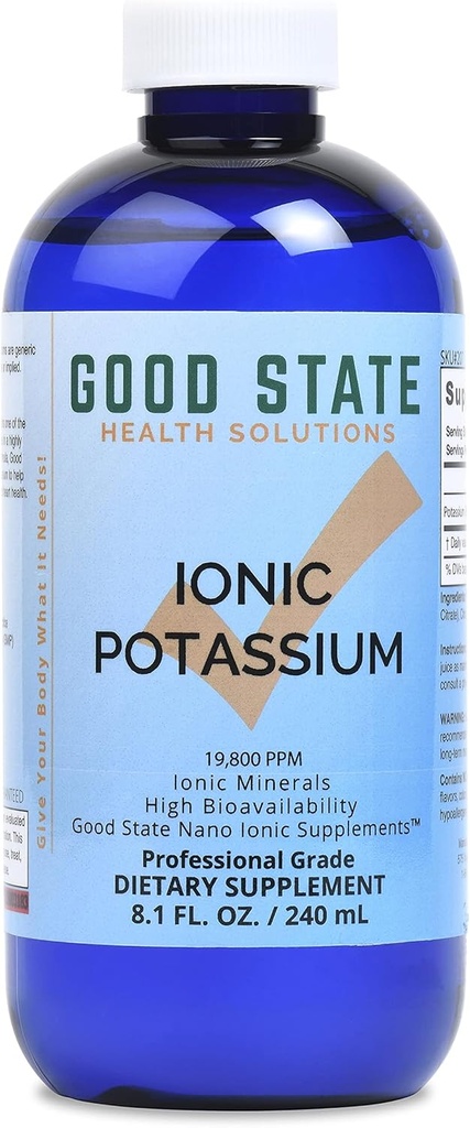 God tilstand flytende jonkalium (48 porsjoner ved 99 mg elementalt, pluss 2 mg fulvsyre - 8 fl oz)