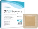 MedVance TM Silikon - Bordered Silikon klesplagg størrelse 4"x4" (2.7"x2.7" pad), boks med 5 dressing