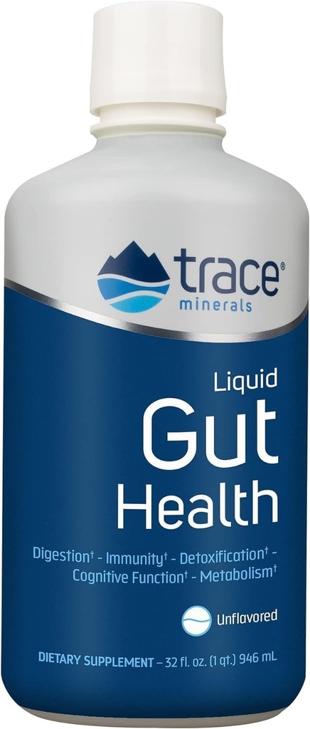 Spor Minerals Gut Helse - Støtte for Gut Lining, Sunn Digestion, Immunsystemfunksjon - Digestiv helsetilskudd med Humic & Fulvic Acid - Uslavored, 32 fl oz (Om 189 Serveringer)