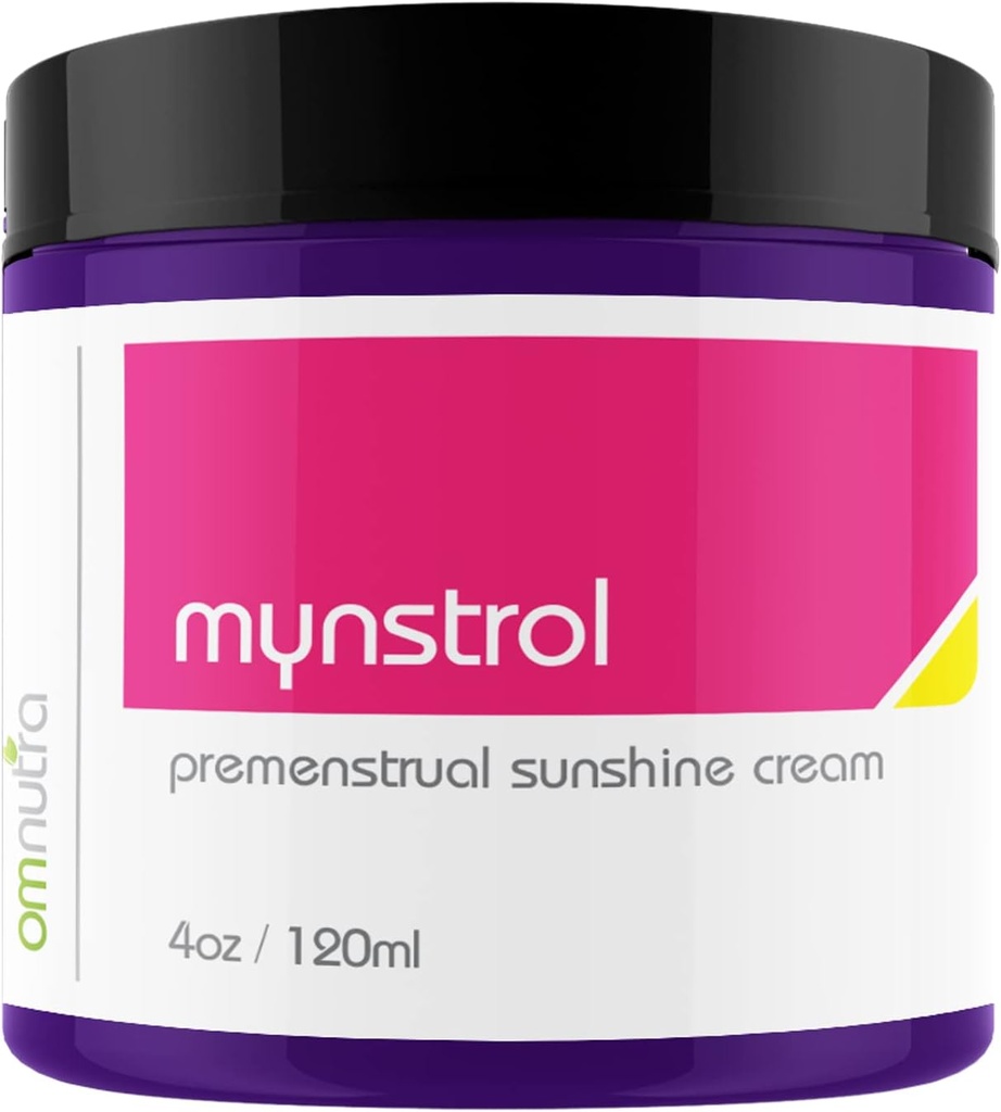 Mynstrol Periode Cramp Relief - 4oz Menstruell Cramp Relief Krem | Topisk Magnesium Krem | Periode Oppvarming Pad for Cramps Krem - OTC Muskel Relaxer Periode Relief