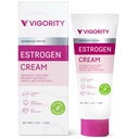 Estrogen cream For kvinner, Naturlig Bioidentical, Hot Flashes Menopause Relief, Estrogen Cream med Wild Yam, Menstruell syklus og kroppsbalanse støtte, hjelper redusere hete blits, paraben-fri, vegansk, 3-måneders Supply(4 Oz)