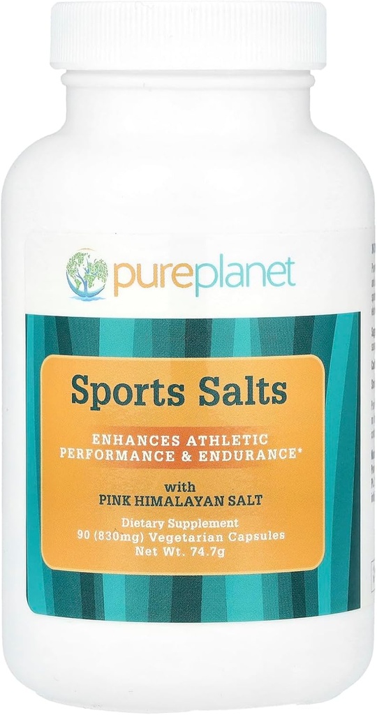 PURE PLANET Sports Salts, 90 Vegetariske kapsler