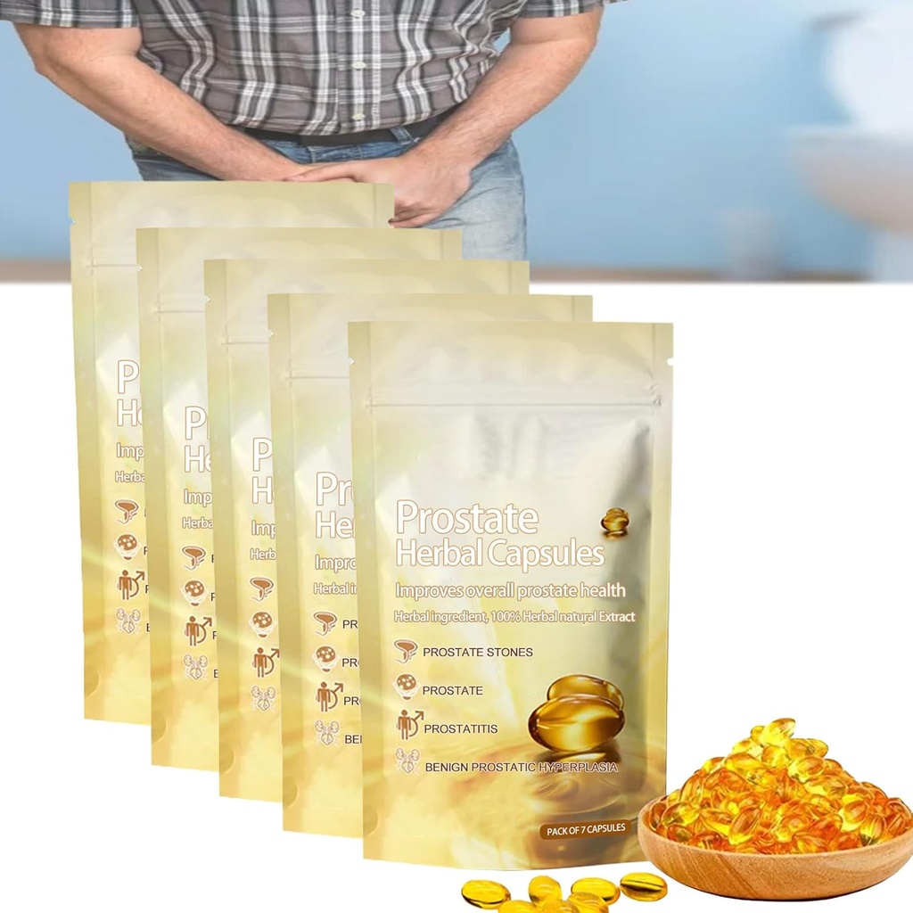 FemiPure naturlige prostata herbal kapsler, 7pcs/Bag Femipure prostate naturlige herbal kapsler, prostate naturlige herbal kapsler (5pcs)