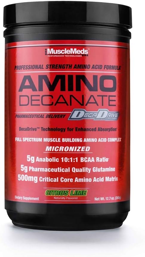 MuscleMeds - Amino dekanat, Full Spectrum Muscle Building Amino Acid Complex (Watermelon, 13,3 oz)