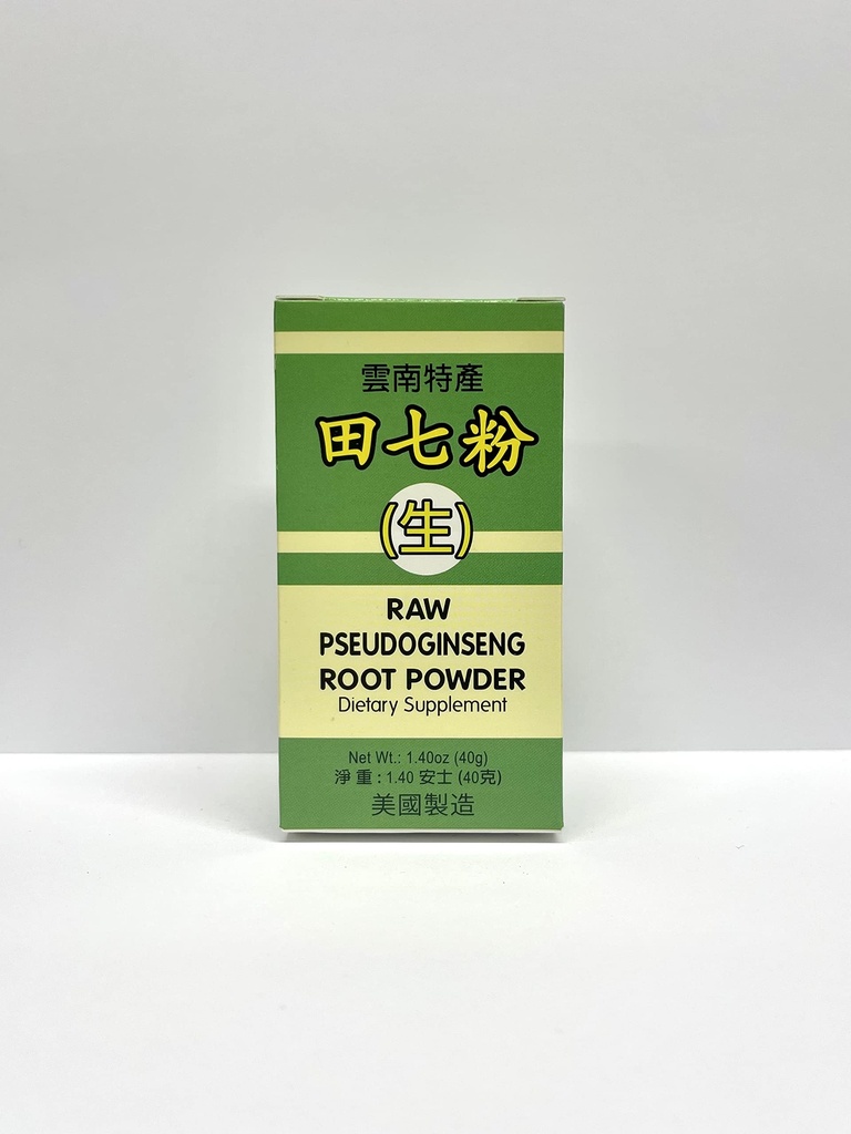 Rå Pseudoginseng Root Powder Herbal Supplement hjelper for å fremme en sunn kardiovaskulær system 1.4oz Laget i USA
