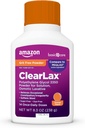 Grunnleggende Care ClearLax Polyetylen Glykol 3350 pulver for oppløsning, Orange Flavor, Osmotic Laxative, Stool Softener, lindrer anledninger, 8,3 ounce (pakke av 1)