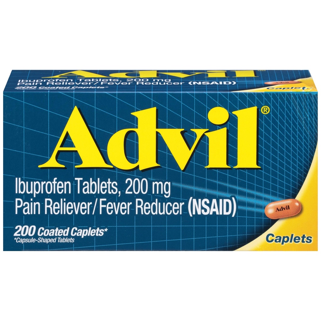 Advil Ibuprofen Tabletter, 200 Telling