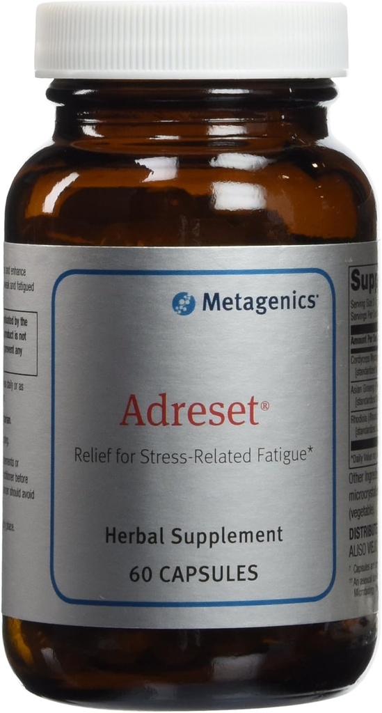 Metagenics - Adreset Adrenal Støtte Formula - 60 Kapsler
