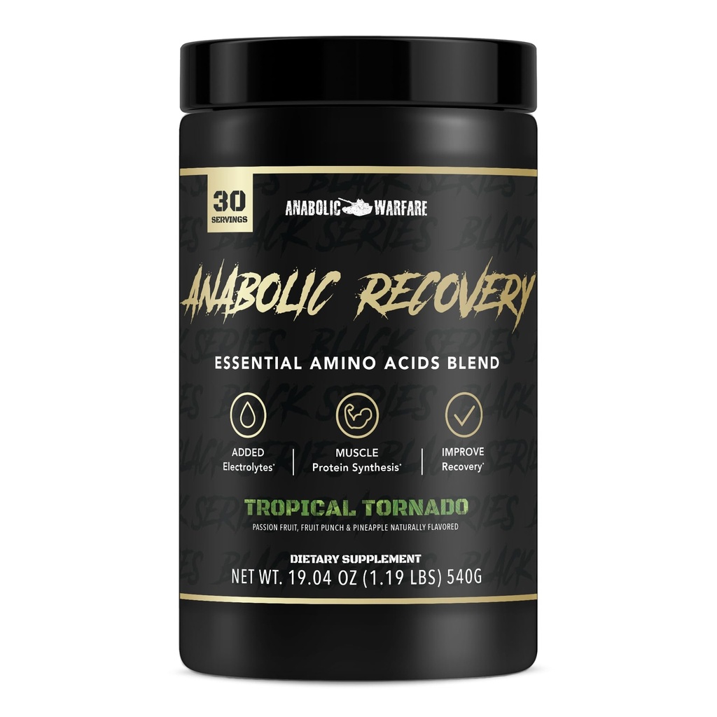 Anabol recovery, essensielle aminosyrer, post trening gjenoppretting, Premium Hydration, bygge muskler* (tropisk Tornado, 30 Services)
