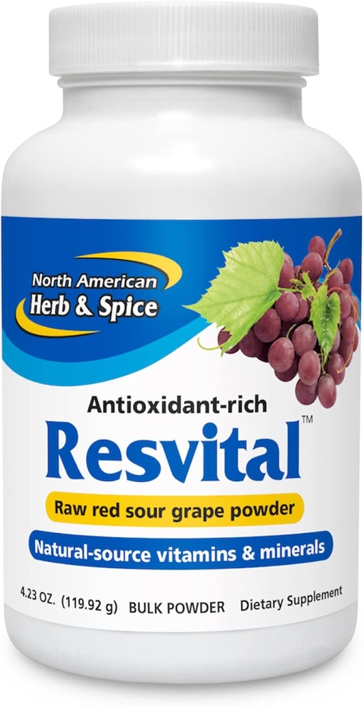 Nordamerikanske urter og krydder, Resvital bulkpulver, 120-Grams
