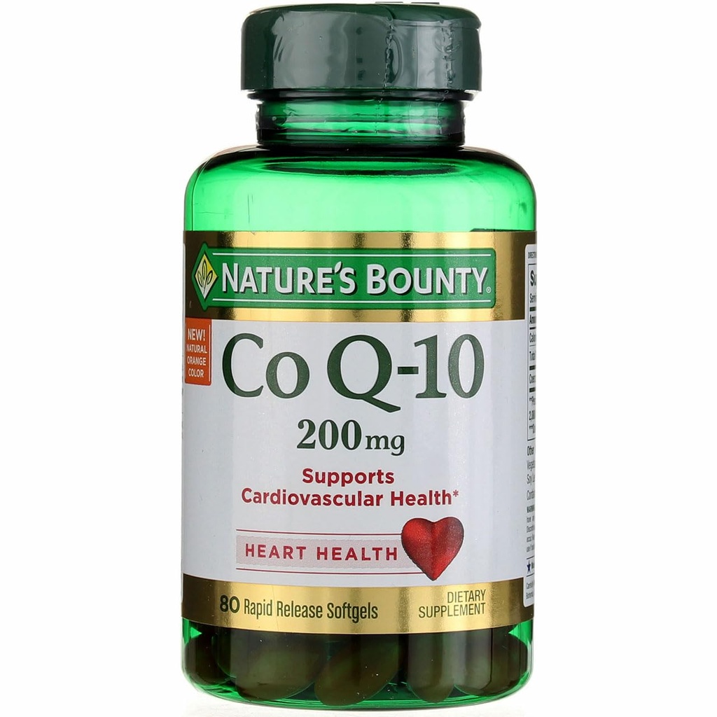 Sett med 2 Natures Bounty Co Q-10 200 mg, 80 tabletter