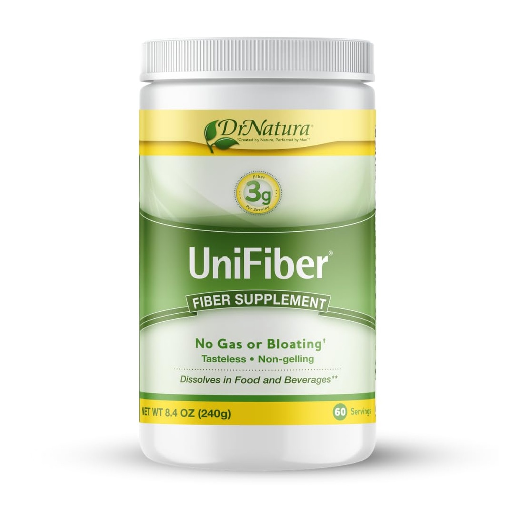 Dr. Natura® Unifiber, naturlig fibertilskudd, 8.4-Ounce