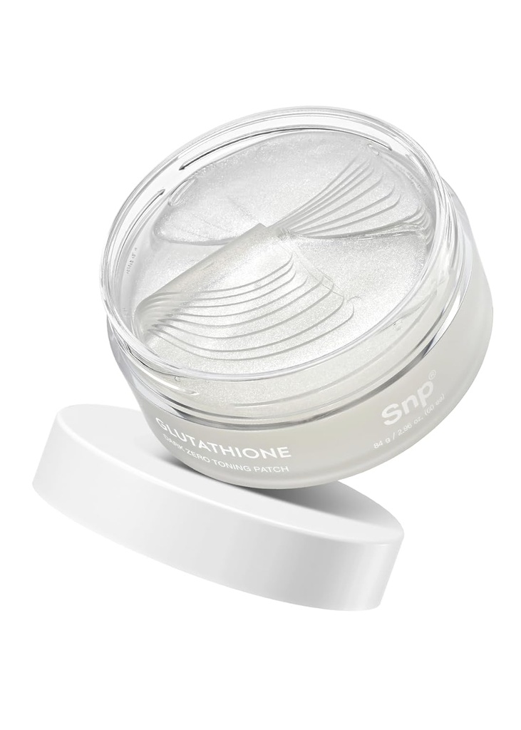 SNP 99% Glutathione + Niacinamide B3 Øyeplaster | Nourishing Under Øyelapper for Blemishes og Mørke flekker | Under Masker for Puffy Øye og Mørke Sirkler  Korean Koreansk Hudpleie | 60 Patches