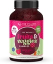 The Wellness Company Kids Naturals Fruits & Veggie Gummies – daglig næringsstøtte | 60ct (1 måneds forsyning)