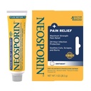 Neoporin + Maksimal styrke trippel antibiotiske ovning med smertelindring, dobbel handling førstehjelp sårpleie, No-Sting Formel med Pramoxine HCl, Bacitracin sink, 1 oz Single Tube