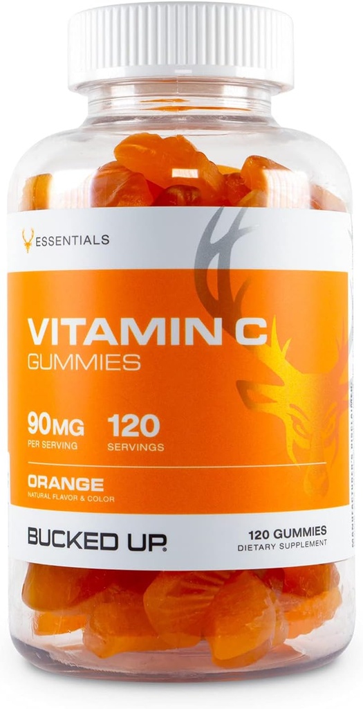 DAS LABS Bucked Up vitamin C Gummies 90 mg, 120 Gummies - Essentials