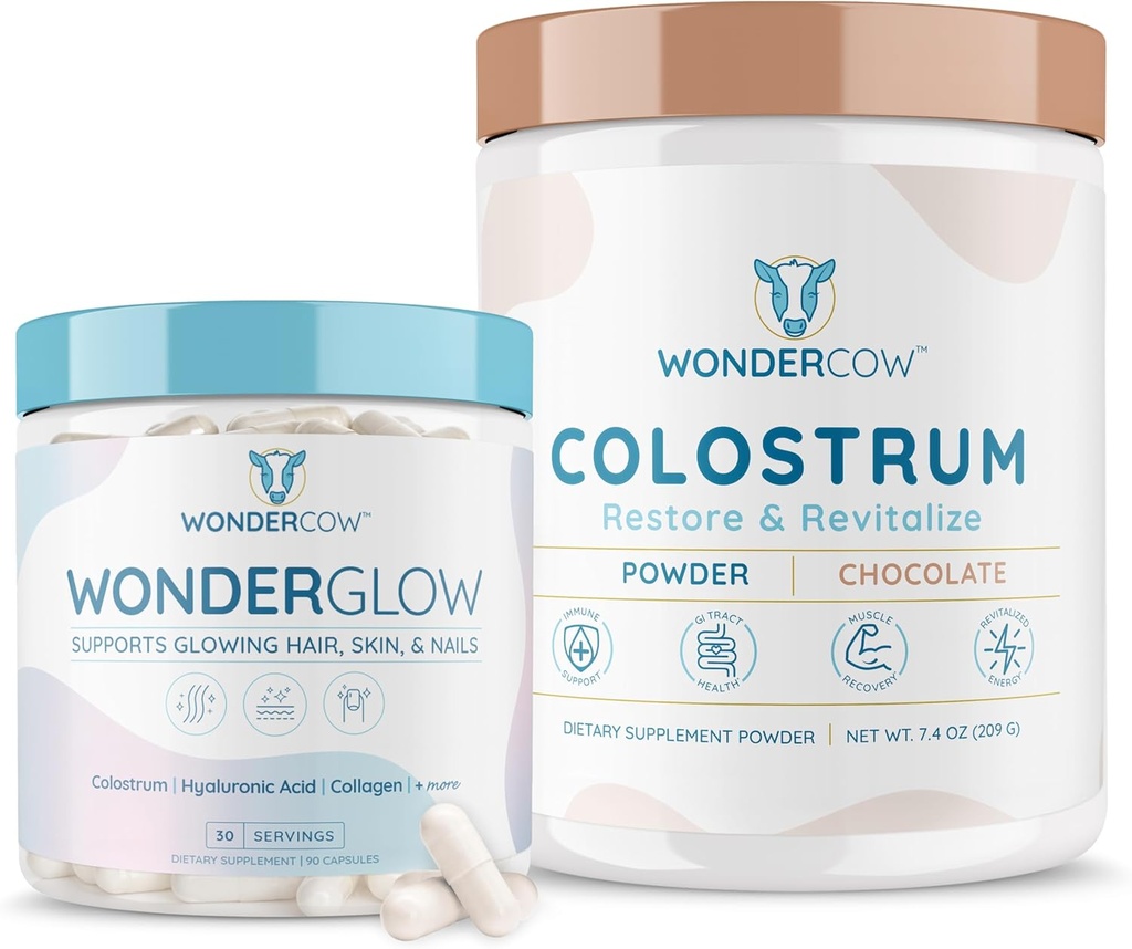 WONDERCOW WonderGlow Sjokolostrum Bundle