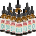 Liposomal Glutathione flytende 2000MG – Antioksidant Detox Supplement for kvinner og menn, Aging Defense, leverfunksjon og energi, med Hyaluronsyre + Aloe Vera + vitamin C, Naturlig og vegan, 20 FL.OZ