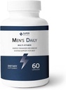 Super Naturals Mens daglige multivitamin energiforsterker og immunsystem støtte for menn (60 kapsler, 30 dagers forsyning)