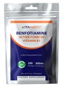 Vitamatic Benfotiamine ren pulver 600 mg per servering - 100 gram - også kalt fettløselig vitamin B1