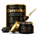 Coretribe® Royal's People Choice Pure Himalayan Organic Shilajit Resin, Kompleks for energi, styrke og immunitet, for menn og kvinner med sant gullinnhold, 30 gram