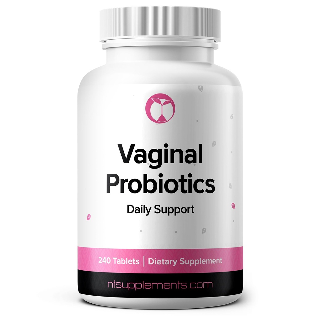 Vaginal Probiotika Supplement støtter PH Balance & Intimate Flora 240 tabletter 3 milliarder CFU (240, Vaginal Probiotika)