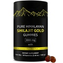 Shilajit Gummies Alpha Gummies for menn | Lab Testet Jeg Ingen Lagt Sukker | Ashwagandha, Gokshura | Fulvic Acid & 85+ Trace Minerals for menn, kvinner ikke-GMO | 60 Gummy