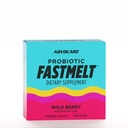 AdvoCare Probiotic Fastmelt - Premium kosttilskudd for Gut, immunsystem og hjerte helse støtte* - Wild Berry, 30 Stick Packs